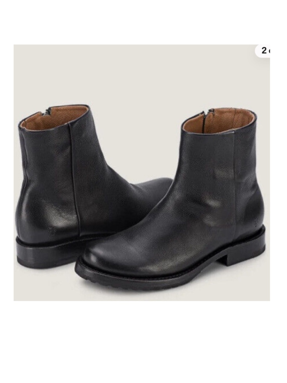 Frye Veronica Inside Zip Ankle Black Black Distressed Booties Wome size 7 new